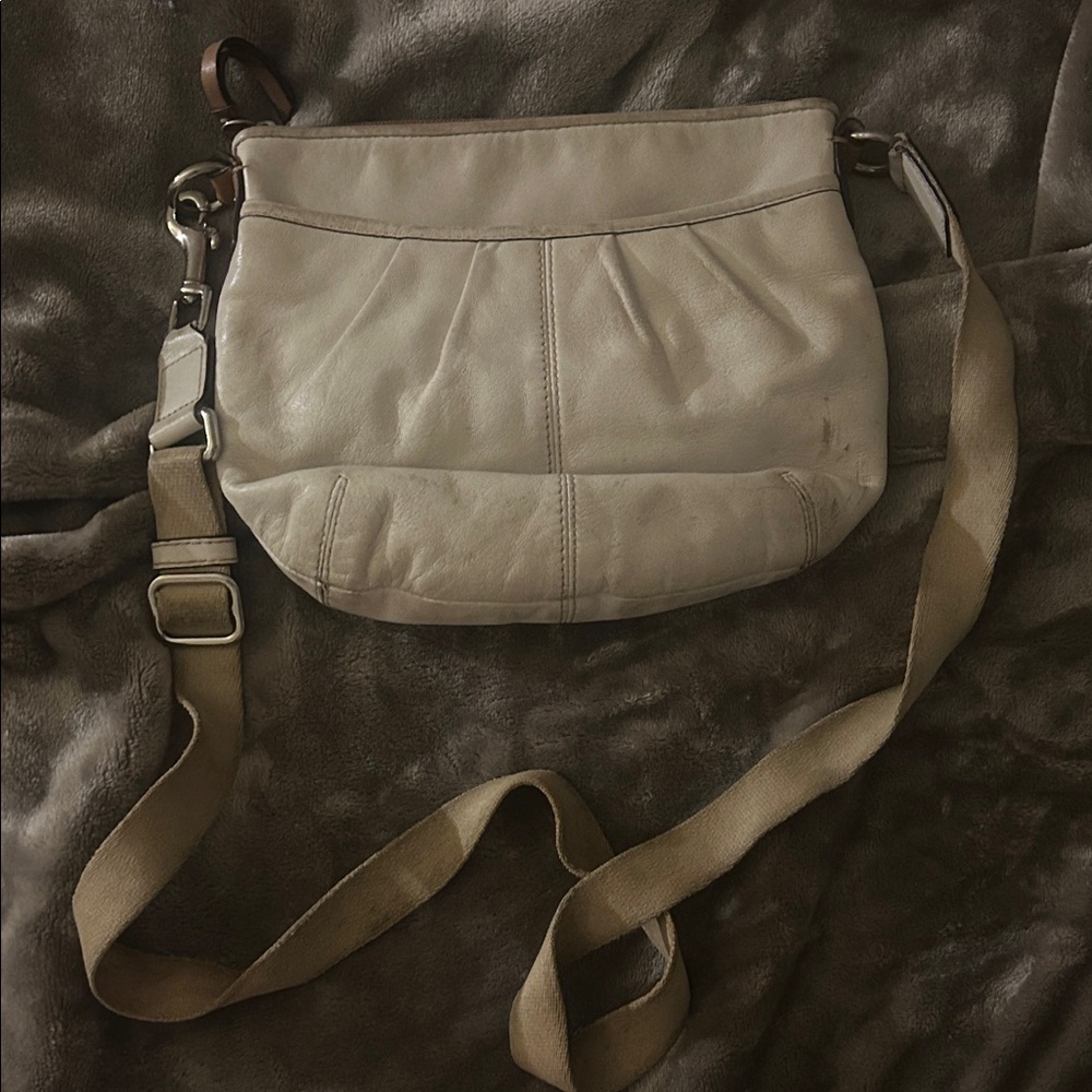 Coach Soho Pleated Pebbled Leather shoulder bag pre owned
